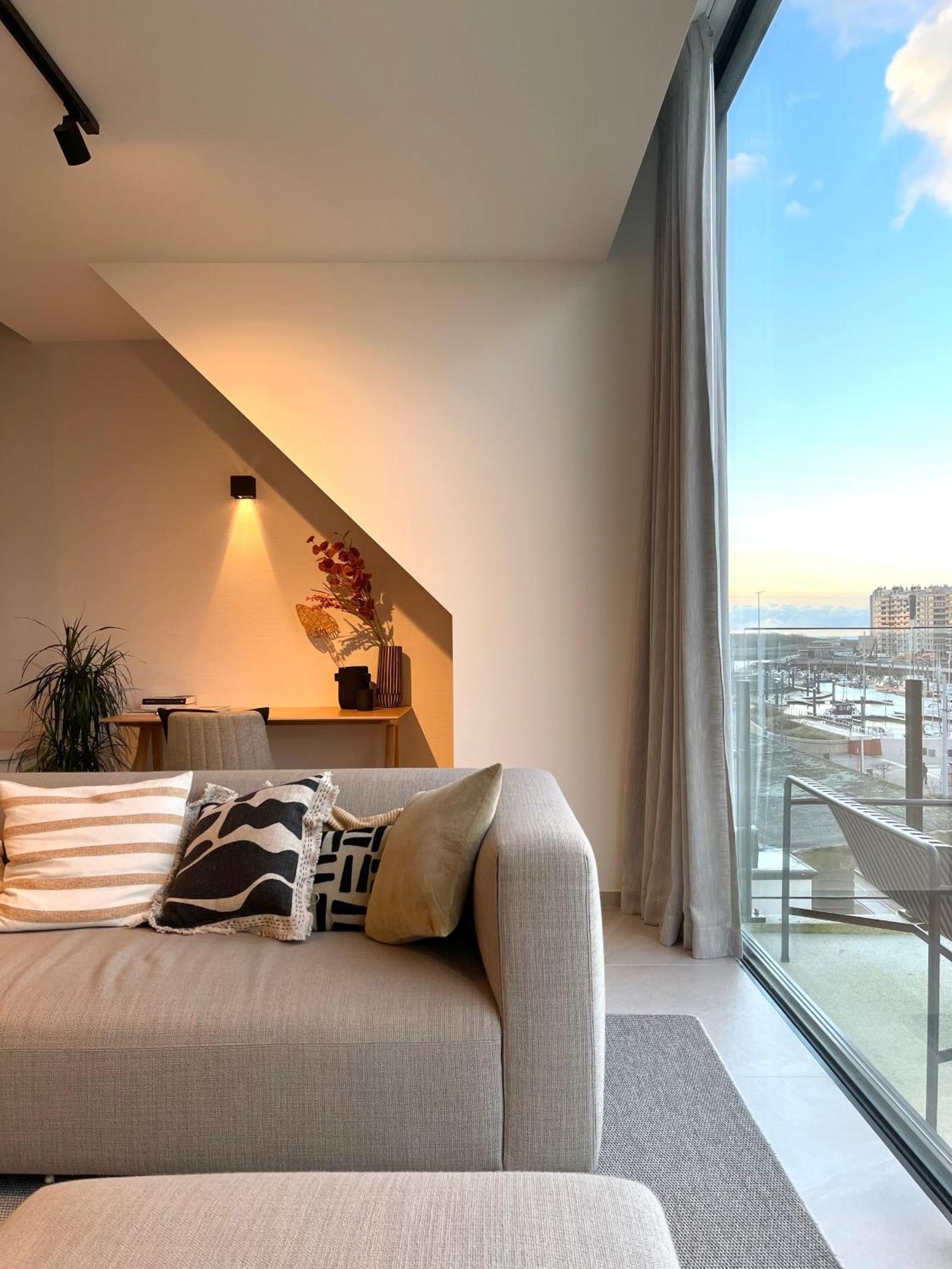 Ferienwohnung Molo Roof - Stylish Penthouse With Marina View Blankenberge Within Walking Distance From The Sea - 15 Km From Bruges Exterior foto